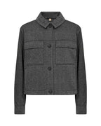 Hebe 1 Kort Jacka Dam Black Combi | Smilebutiken - Soyaconcept
