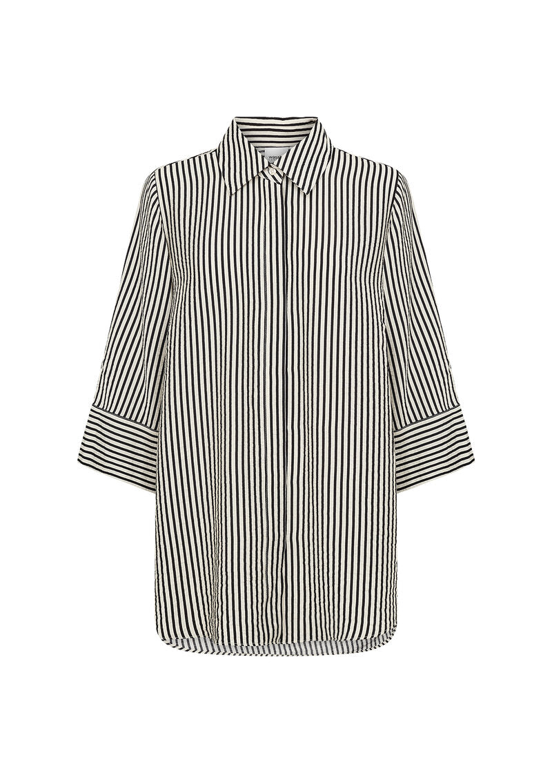 Hedi 1 Striped Shirt Women Cream Combi | Smilebutiken - Wasabiconcept