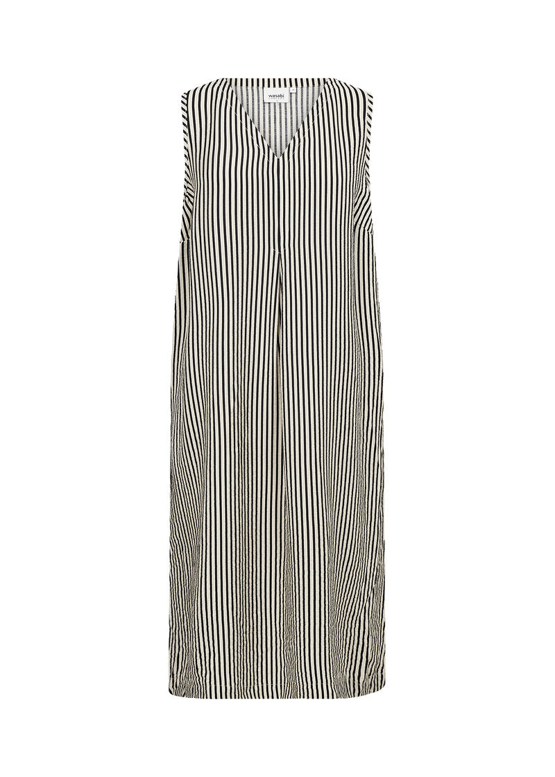 Hedi 3 Sleeveless Dress Women Cream Combi | Smilebutiken - Wasabiconcept