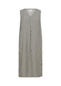 Hedi 3 Sleeveless Dress Women Cream Combi | Smilebutiken - Wasabiconcept