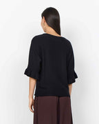 Helda 1 Pullover Med Volangärm Dam Black | Smilebutiken - Soyaconcept