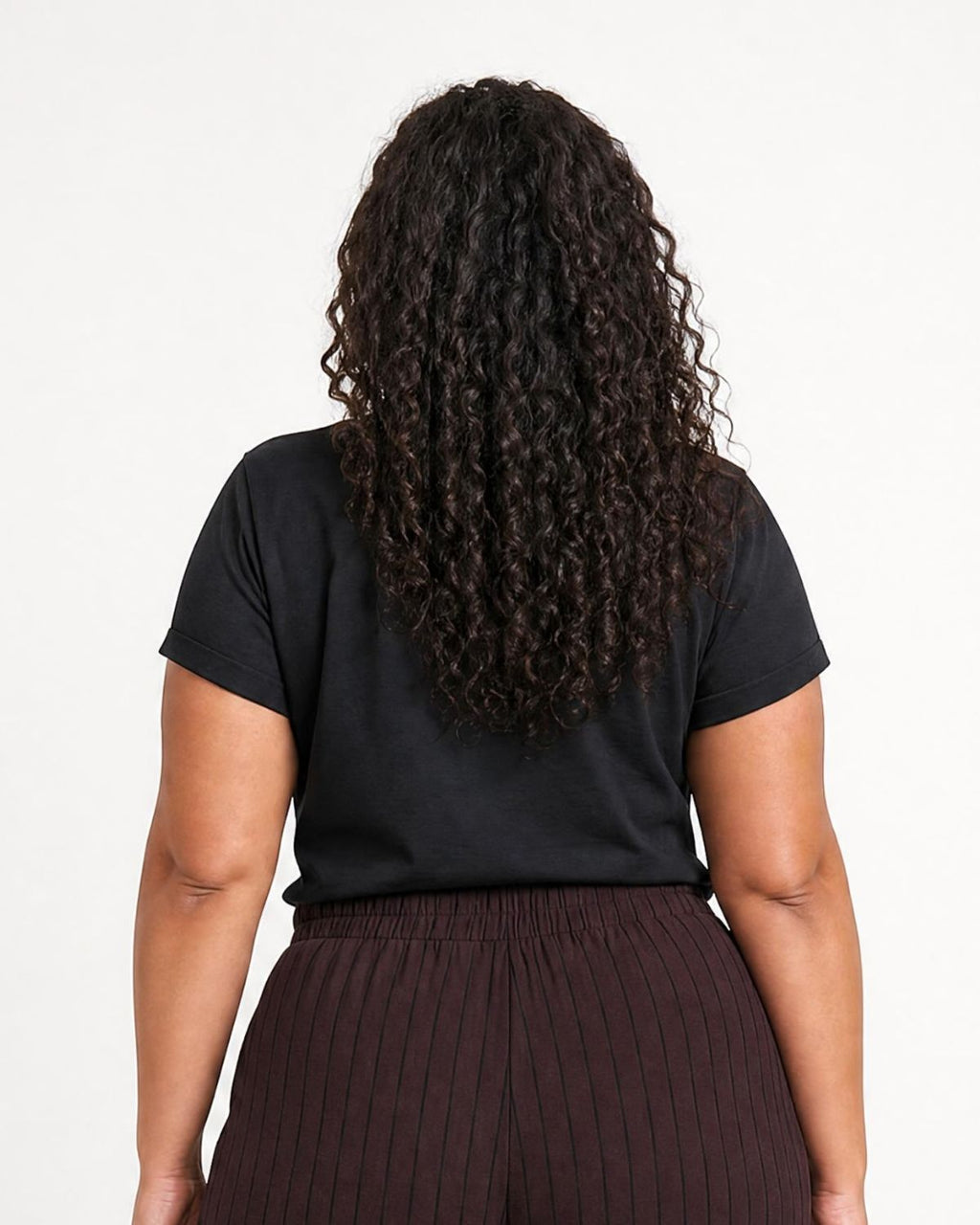 Helene T-shirt Dam Svart Black Combi | Smilebutiken - Wasabiconcept