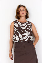 Hermina 1 Ärmlös Topp Hot Fudge Combi | Smilebutiken - Wasabiconcept