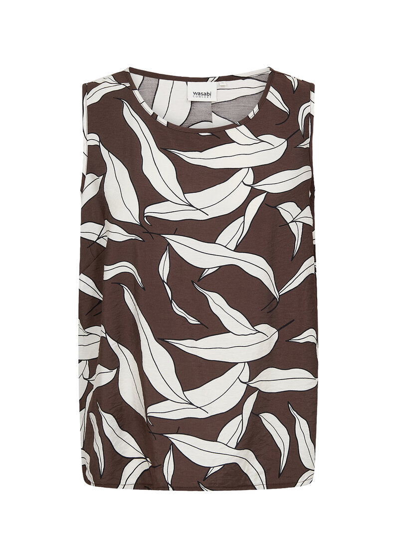 Hermina 1 Ärmlös Topp Hot Fudge Combi | Smilebutiken - Wasabiconcept