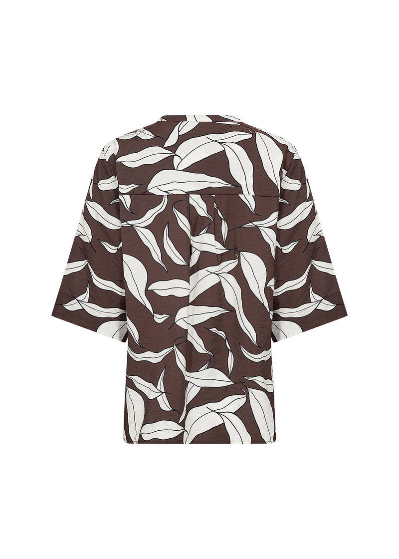 Hermina 2 Mönstrad Blus Hot Fudge Combi | Smilebutiken - Wasabiconcept