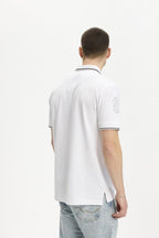 Hullehavn Polo Shirt Men Bright White | Smilebutiken - Copenhagen