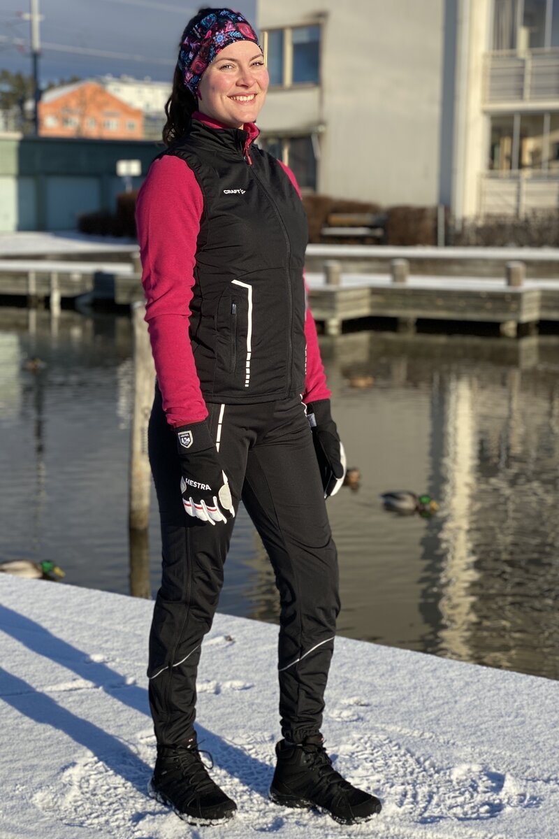 Club 3/4 Zip Pants Dam Svart - Craft