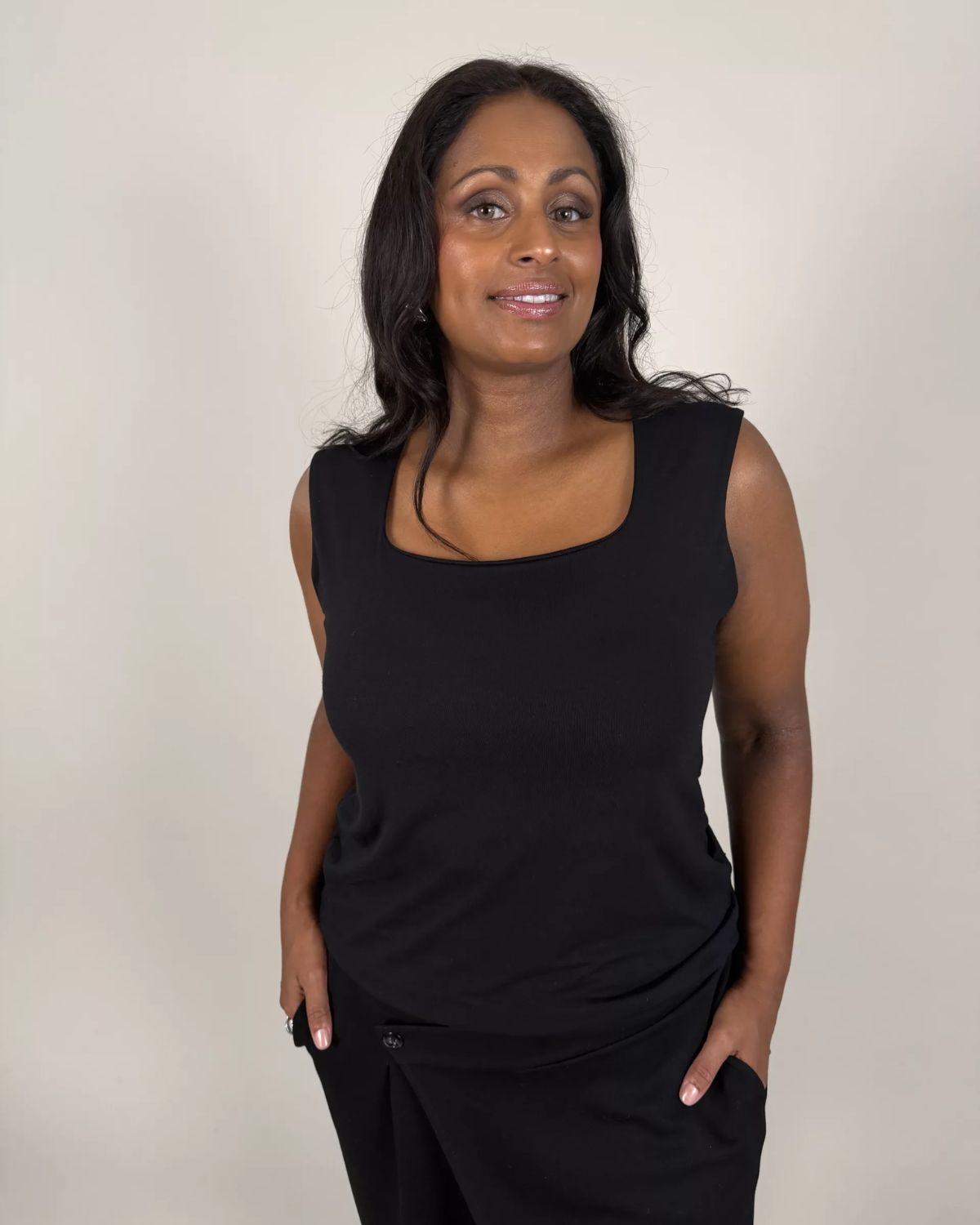 Ida Linne Dam Svart | Smilebutiken - Camicia