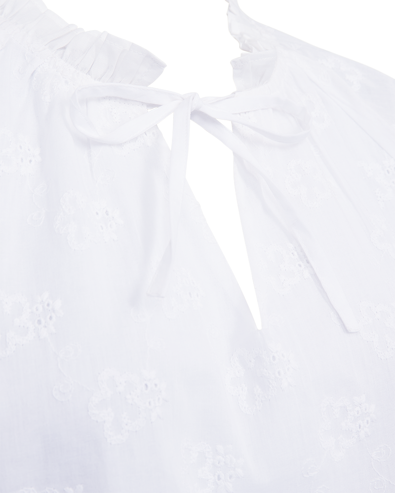 Idena Kortärmad Blus Dam Brilliant White | Smilebutiken - Freequent