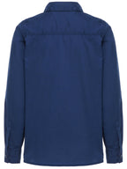 Ilas Ls Shirt Dress Blues Solid Barn Name it