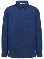 Ilas Ls Shirt Dress Blues Solid Barn Name it