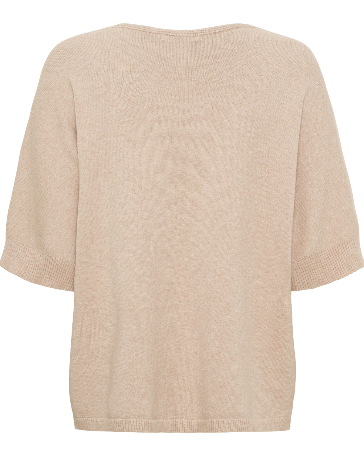Inaya V-ringad Pullover Dam Beige Camello Mel | Smilebutiken - Marta du Chateau