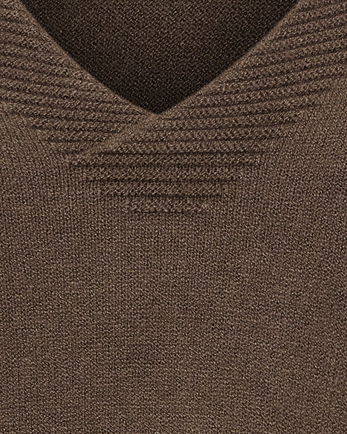 Inaya V-ringad Pullover Dam Brun Chocolate | Smilebutiken - Marta du Chateau