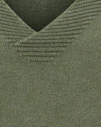 Inaya V-ringad Pullover Dam Grön Military | Smilebutiken - Marta du Chateau