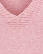 Inaya V-ringad Pullover Dam Rosa Melange | Smilebutiken - Marta du Chateau