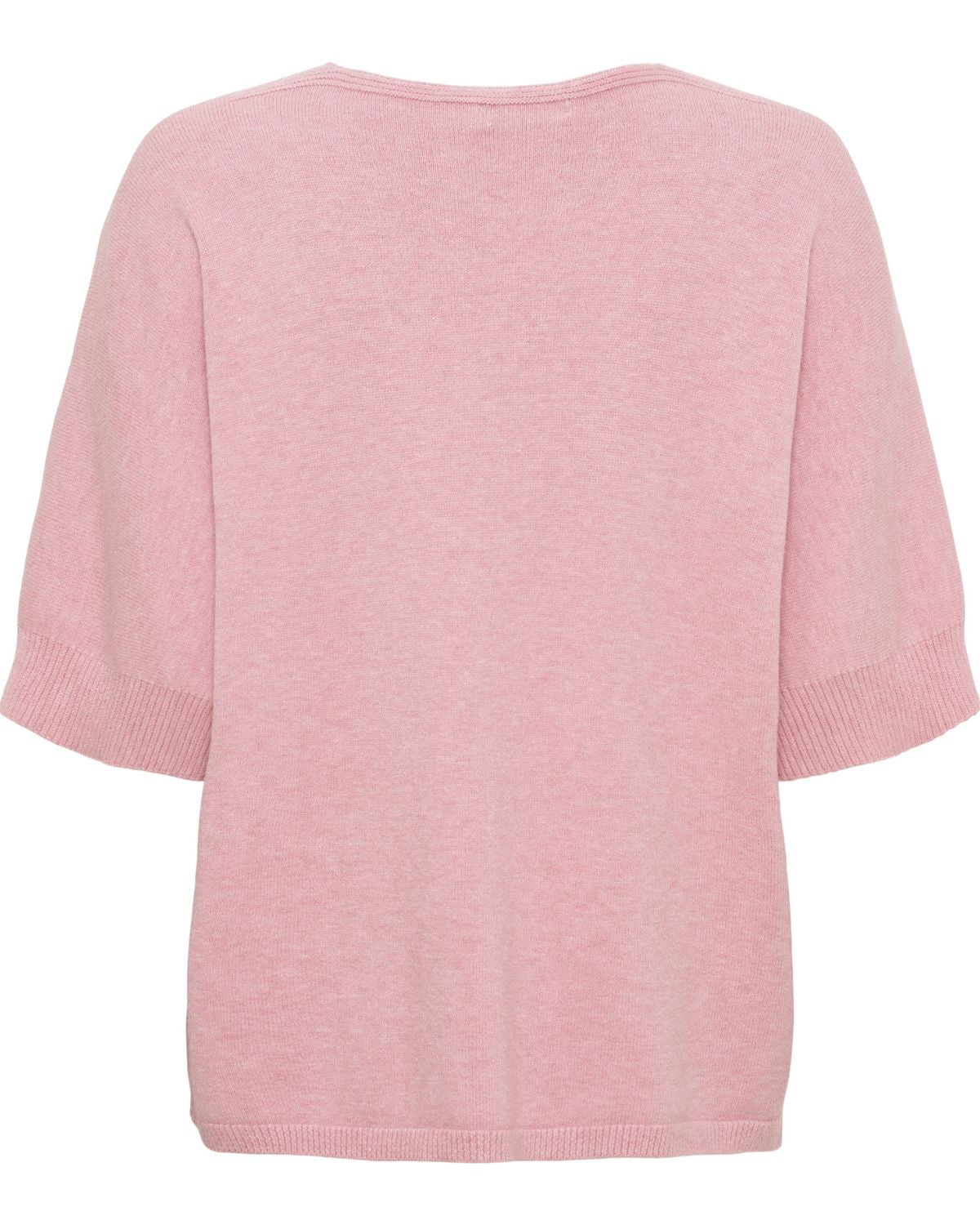 Inaya V-ringad Pullover Dam Rosa Melange | Smilebutiken - Marta du Chateau