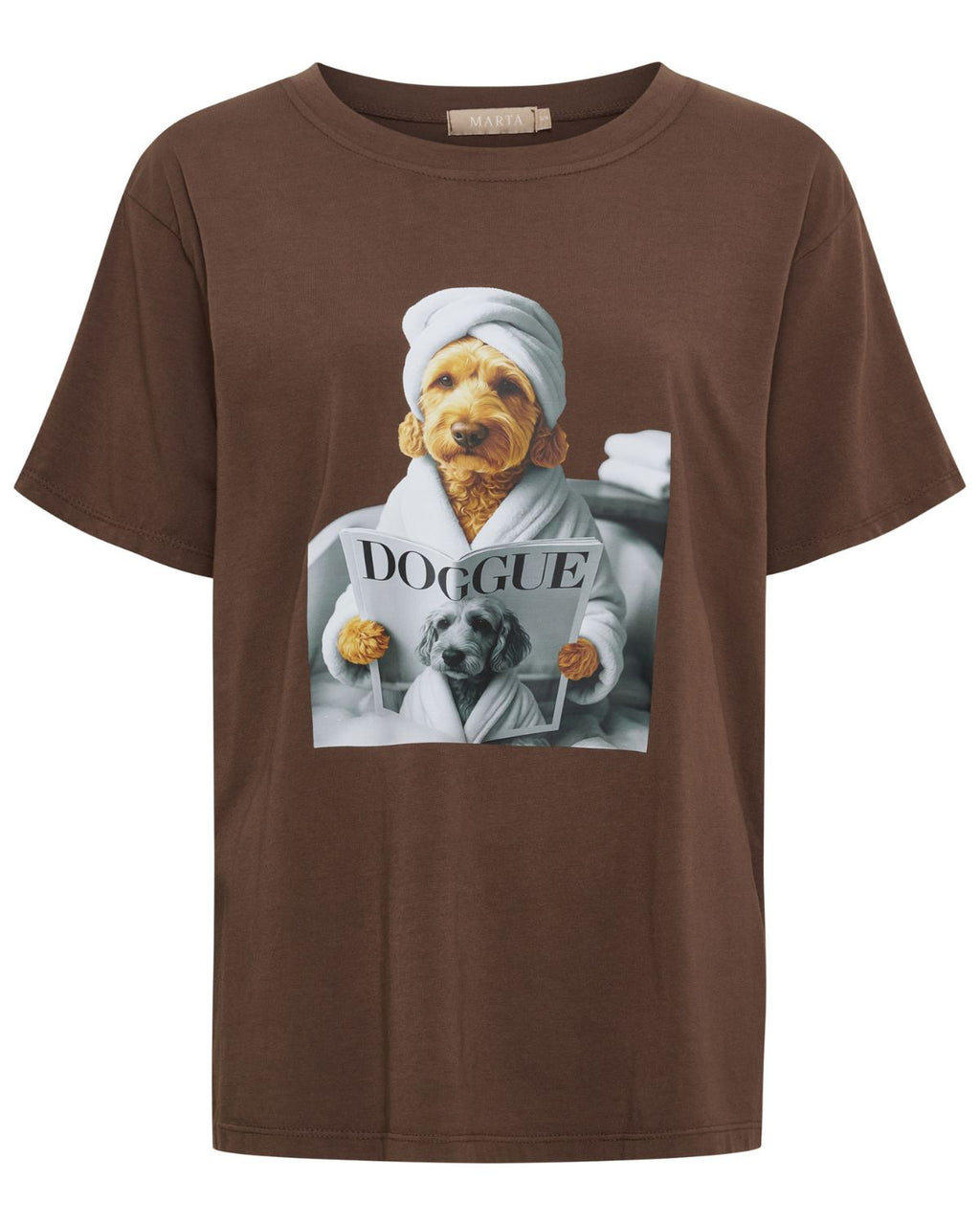Inge T-shirt Dam Brun Moro | Smilebutiken - Marta du Château