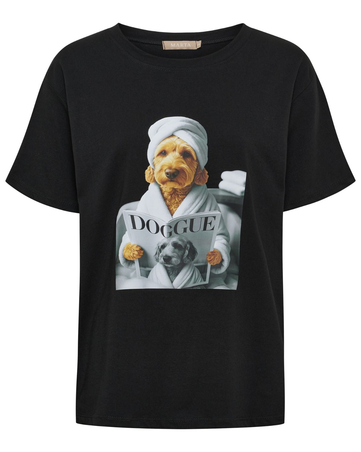Inge T-shirt Dam Svart Black | Smilebutiken - Marta du Château