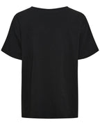 Inge T-shirt Dam Svart Black | Smilebutiken - Marta du Château