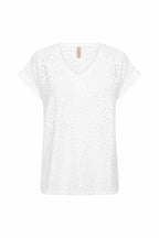 Ingela 20 T-Shirt Women White | Smilebutiken - Soyaconcept