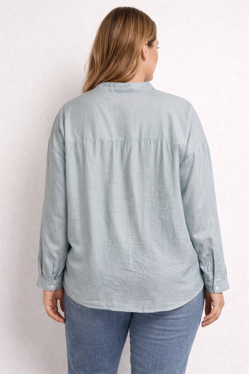 JS Millenium Sydney Blouse With Flowers Women Blue Caramelle Fashion