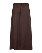 Jacey Lång Kjol Dam Brun Chocolate Plum | Smilebutiken - Soyaconcept