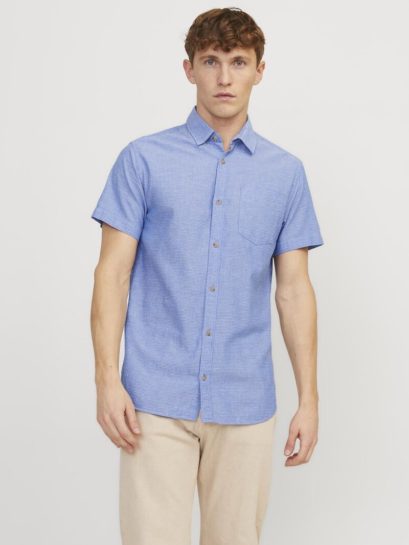 Abel Skjorta Herr Ensign Blue Jack & Jones