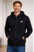 Air Sweat Zip Hood 2 Men Black Jack & Jones