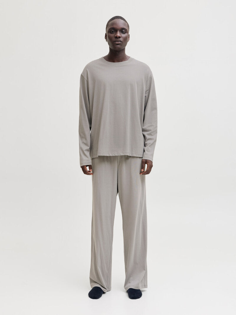 Alfred Pyjamas Set Herr Grey Flannel Jack & Jones