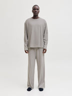 Alfred Pyjamas Set Herr Grey Flannel Jack & Jones