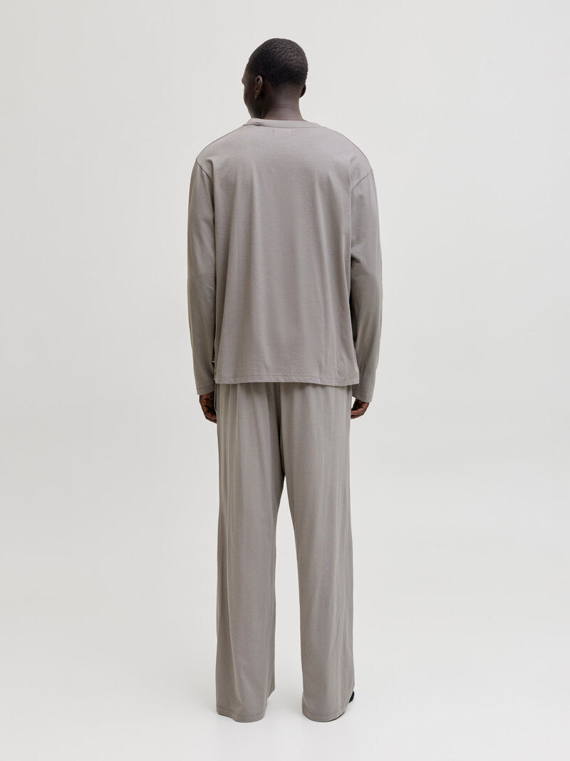 Alfred Pyjamas Set Herr Grey Flannel Jack & Jones