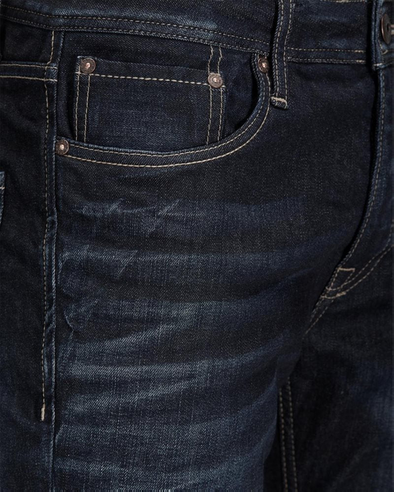 Clark Orginal Regular Fit Jeans Herr Blue Denim Jack & Jones