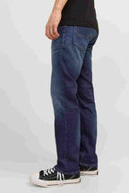 Clark Orginal Regular Fit Jeans Herr Blue Denim Jack & Jones