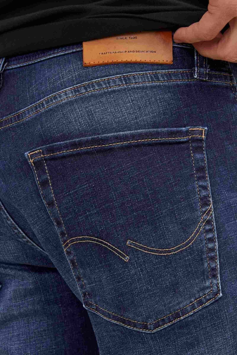 Clark Orginal Regular Fit Jeans Herr Blue Denim Jack & Jones