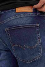 Clark Orginal Regular Fit Jeans Herr Blue Denim Jack & Jones
