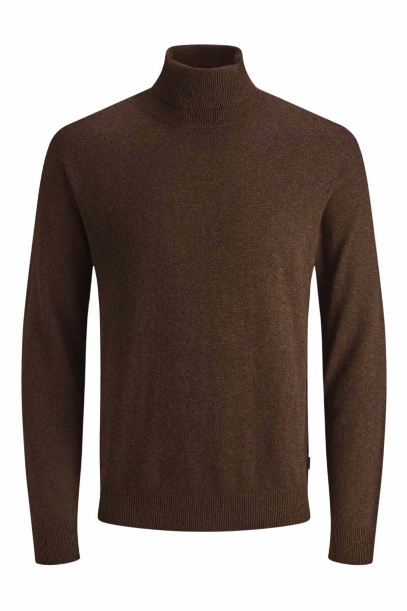 Emil Turtleneck Men Seal Brown Jack & Jones