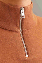 Emil Stickad Tröja Herr Mocha Bisque Jack & Jones