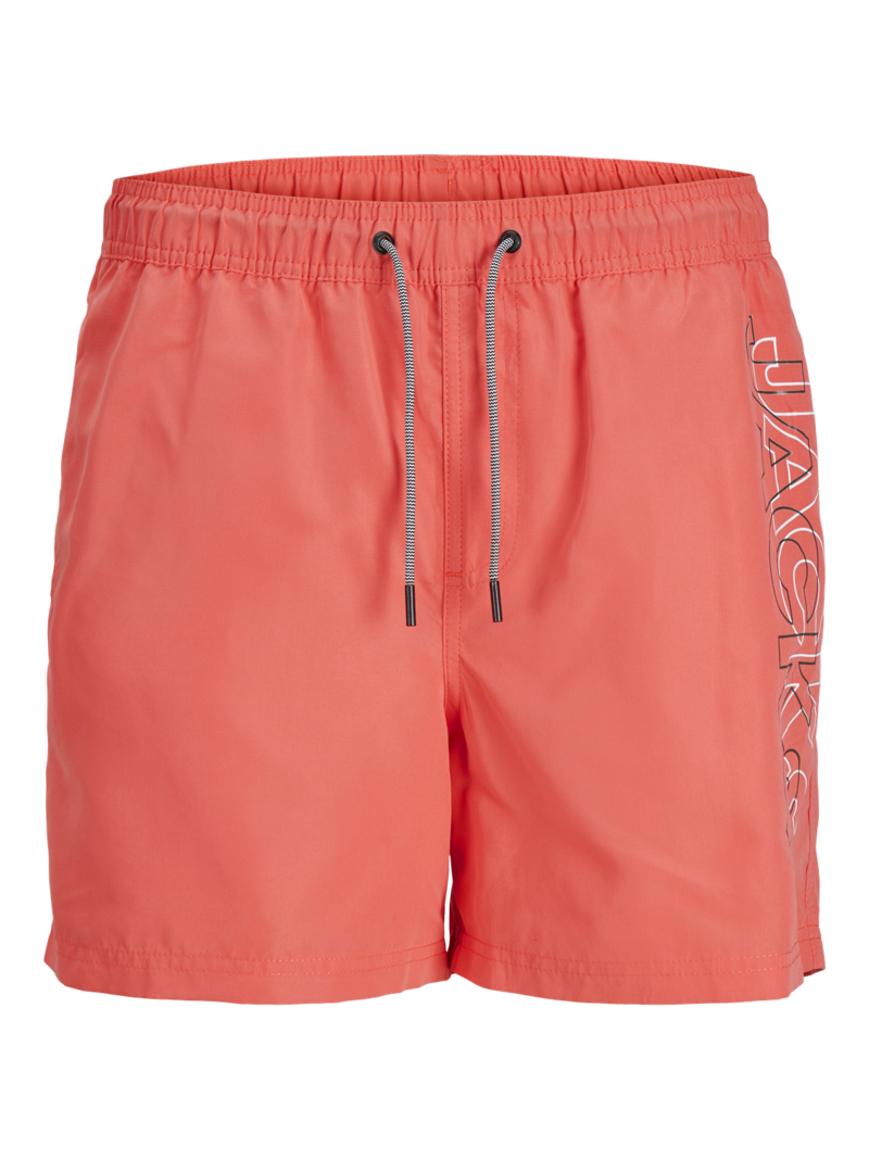 Fiji Men's Swim Shorts Hot Coral Jack & Jones