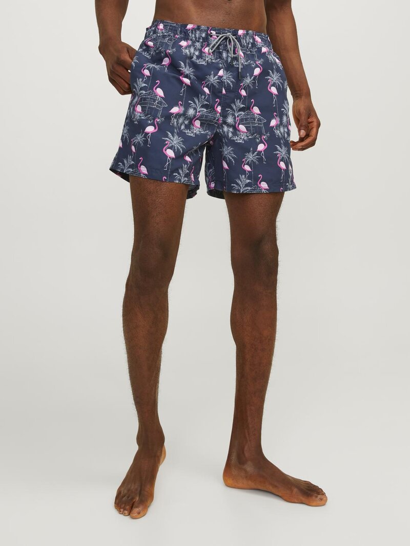 Fiji Mönstrade Badshorts Herr Navy Blazer Jack & Jones