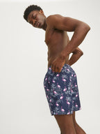 Fiji Mönstrade Badshorts Herr Navy Blazer Jack & Jones