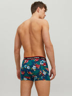 Flower Boxer Briefs 3-pack Black Bardaboes Cherry Maritime Blue Jack & Jones
