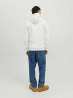 Josh Hoodie Herr White Mel Jack & Jones