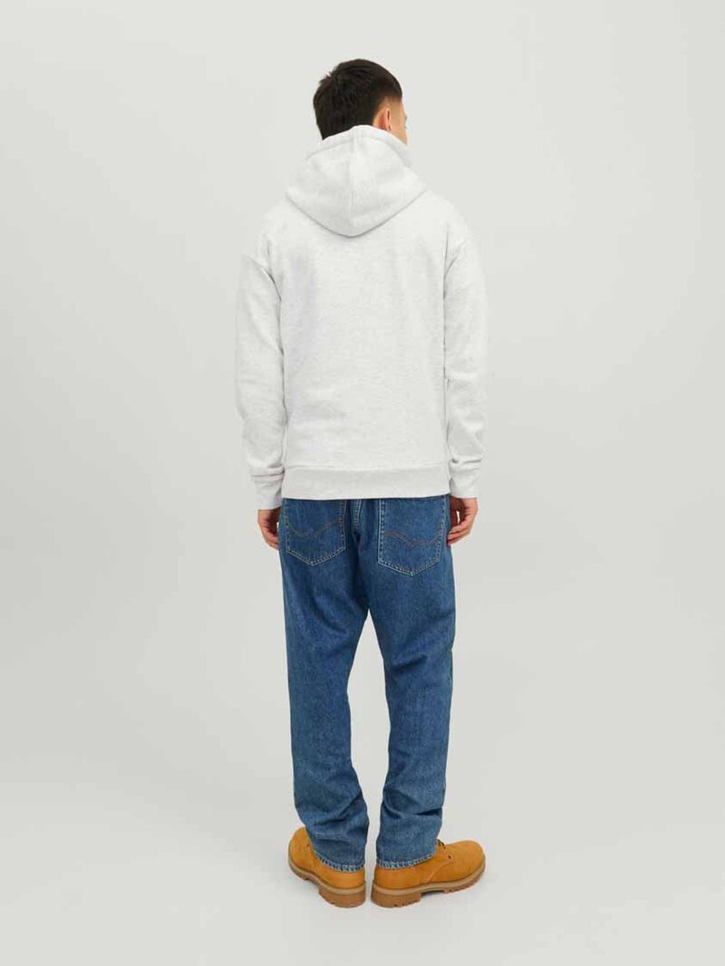 Josh Hoodie Herr White Mel Jack & Jones
