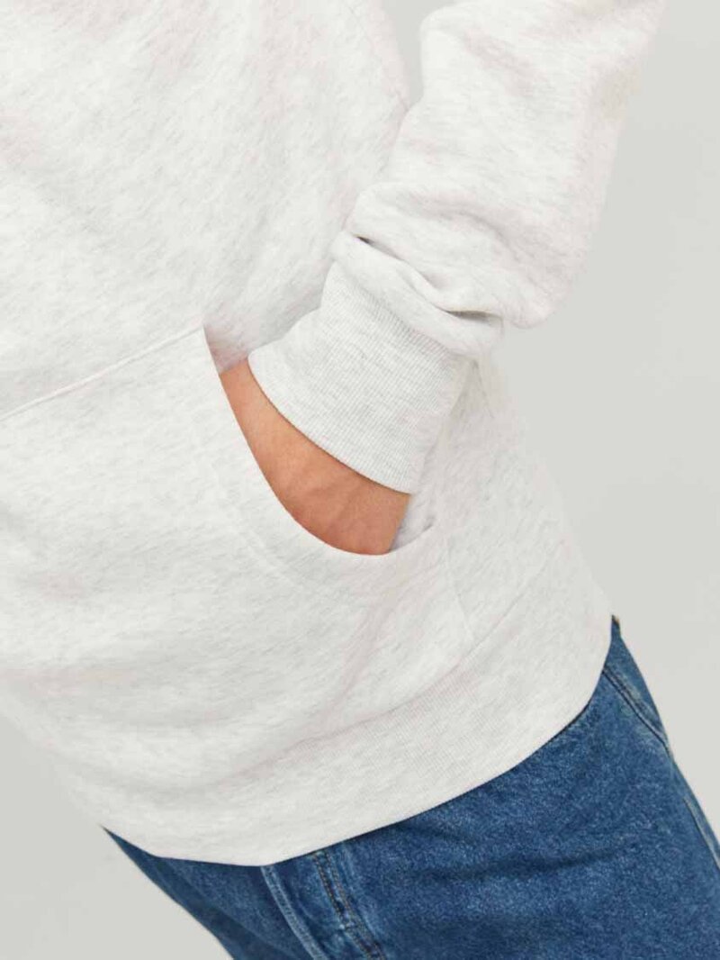 Josh Hoodie Herr White Mel Jack & Jones