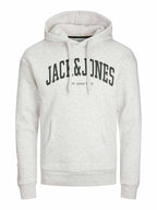 Josh Hoodie Herr White Mel Jack & Jones