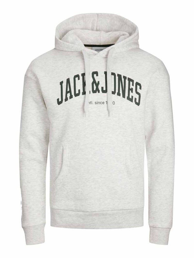 Josh Hoodie Herr White Mel Jack & Jones