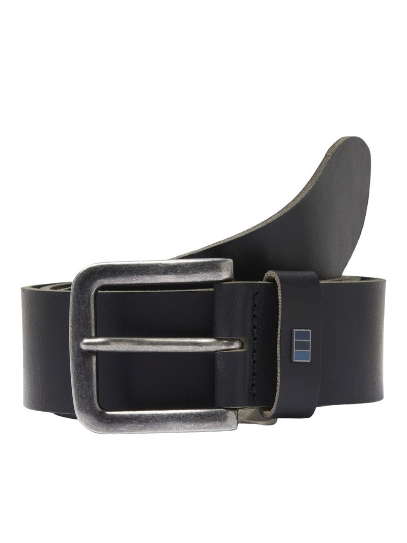Leather Belt Men Black Jack & Jones