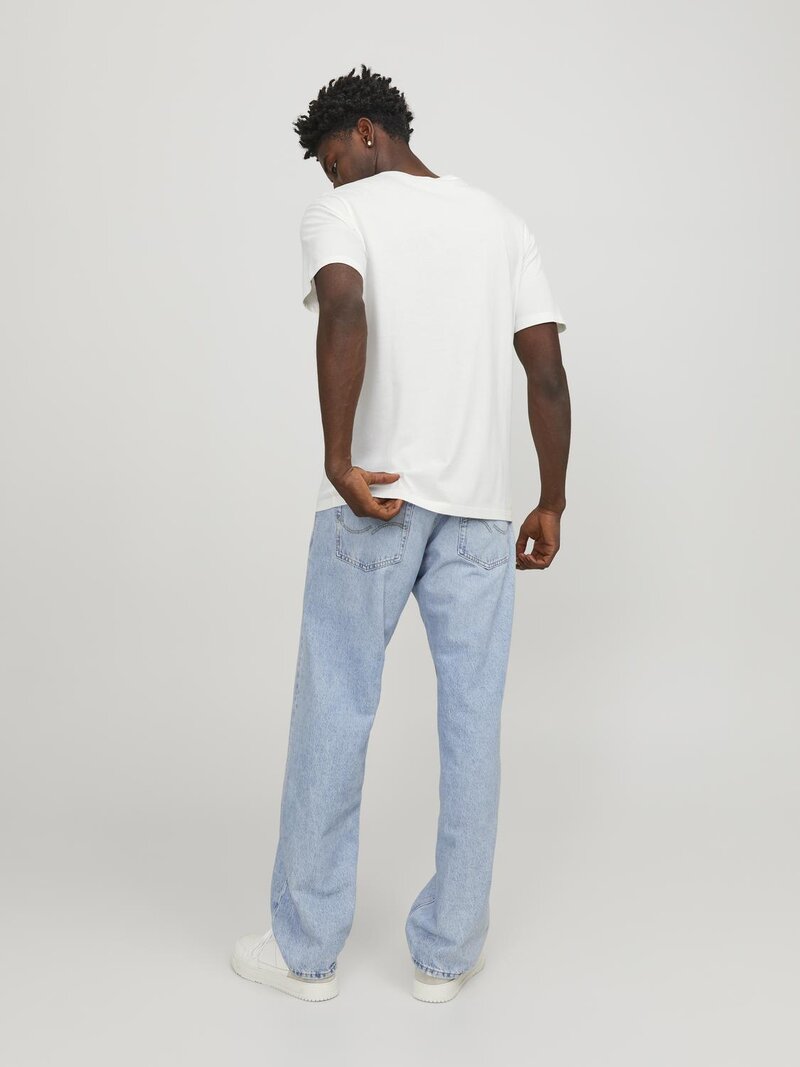 Logo T-shirt Men Cloud Dancer Jack & Jones