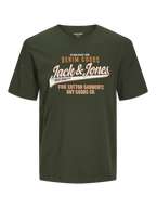 Logo T-shirt Herr Kombu Green Jack & Jones