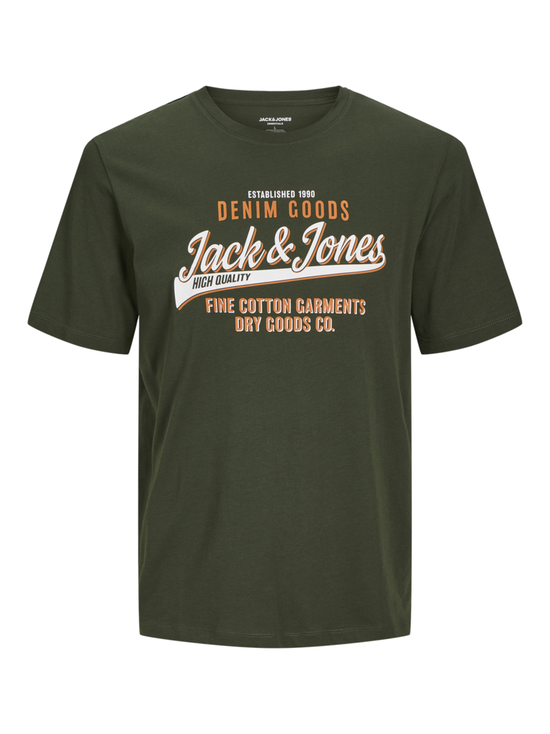 Logo T-shirt Herr Kombu Green Jack & Jones